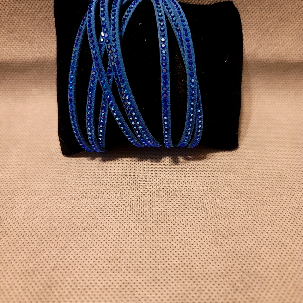 Wrap Star Bracelet,  Cobalt